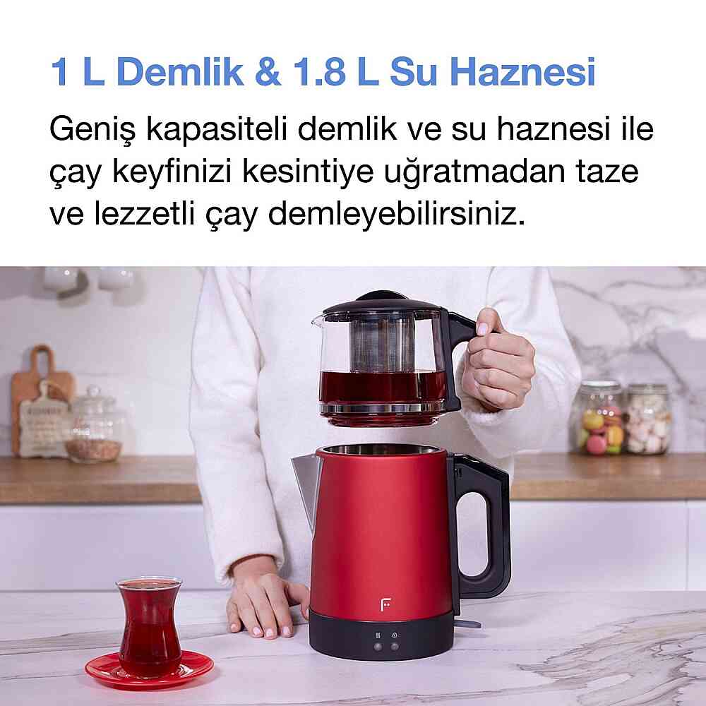 Fakir Chaimood Çay Makinesi & Kettle Rouge görsel 5