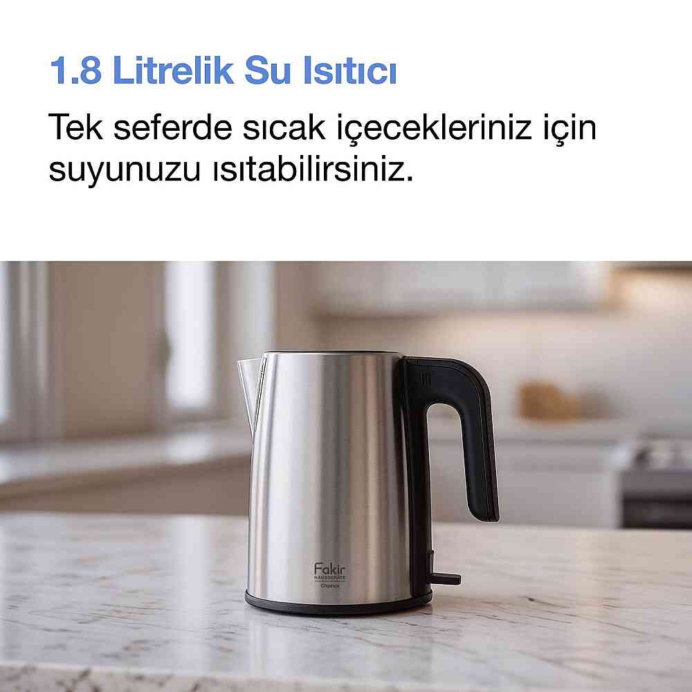 Fakir Chainox Cay Makinesi Inox görsel 6