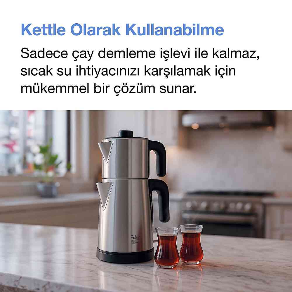 Fakir Chainox Cay Makinesi Inox görsel 4