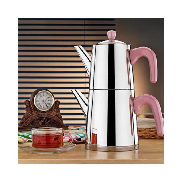 Aryıldız Viole Rose Gold Büyük Çaydanlık Takımı
