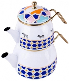 Emaylab Jaolu Zebra Desenli Emaye görsel 2