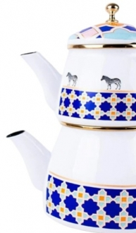 Emaylab Jaolu Zebra Desenli Emaye görsel 3