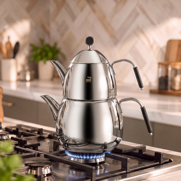 Karaca Powersteel 316+ Ezgi Midi Çaydanlık Takımı 1L & 2,2L