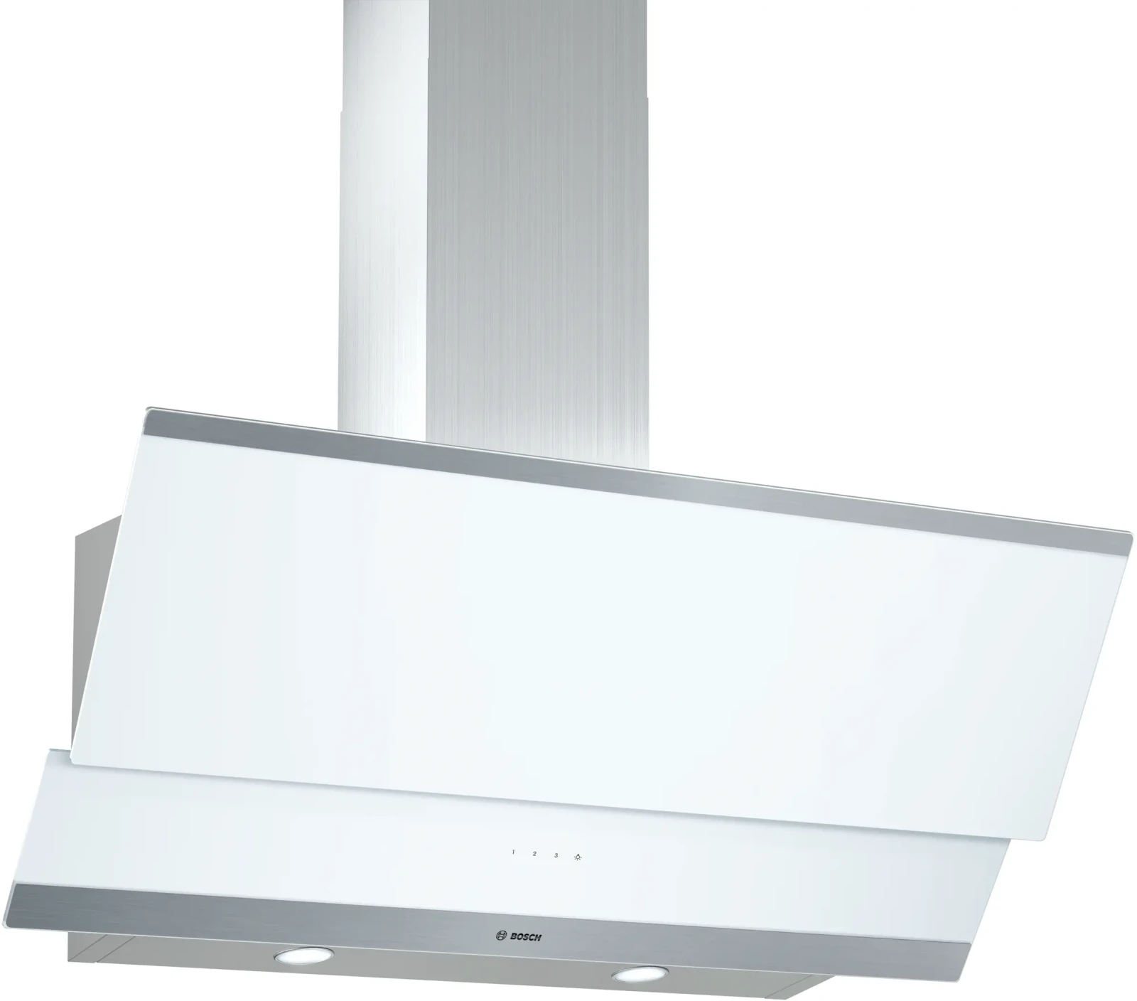 Bosch Serie 2 Duvar Tipi Davlumbaz 90 cm Beyaz Cam Yüzey, Beyaz