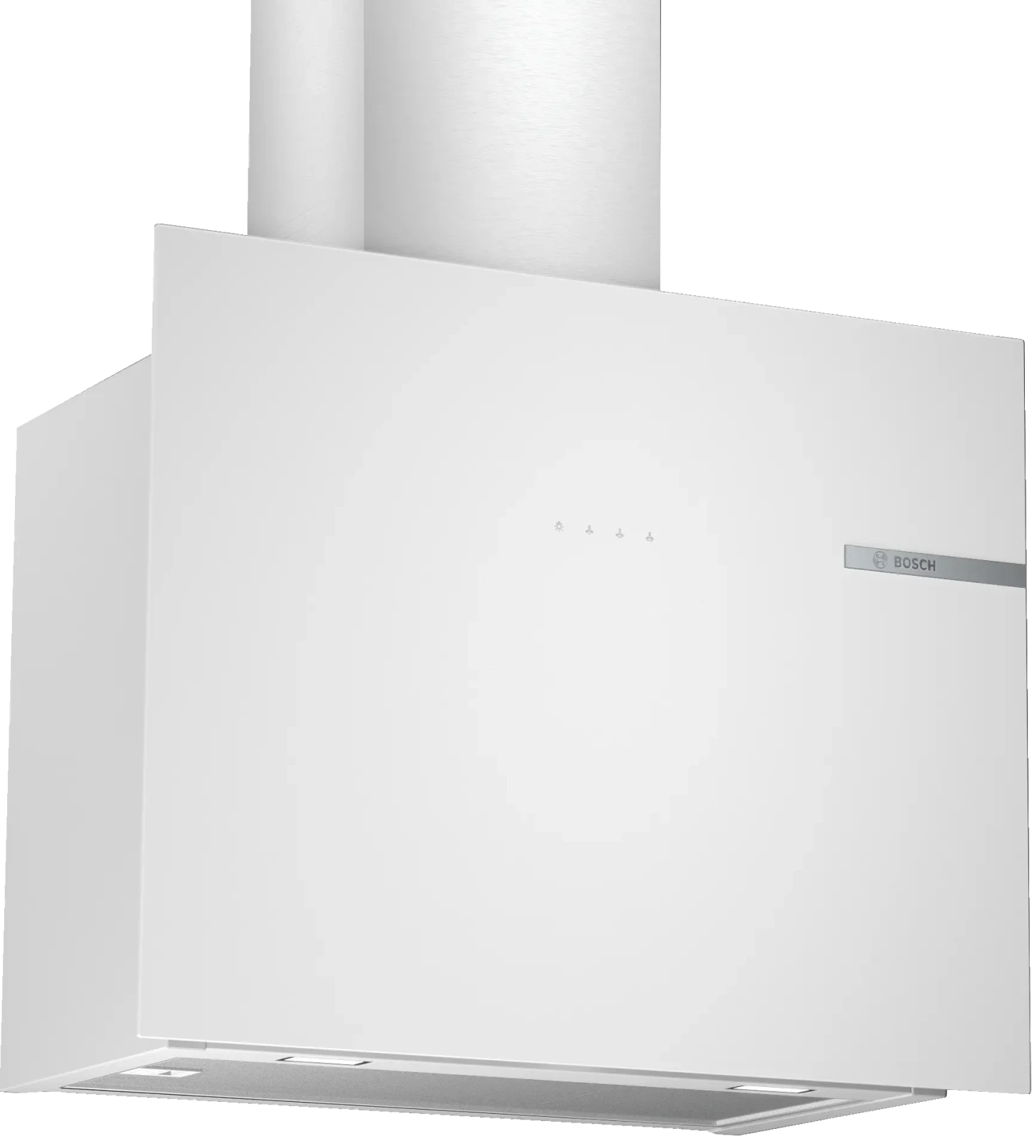 Bosch Serie 4 Duvar Tipi Davlumbaz 60 cm Beyaz Cam Yüzey, Beyaz