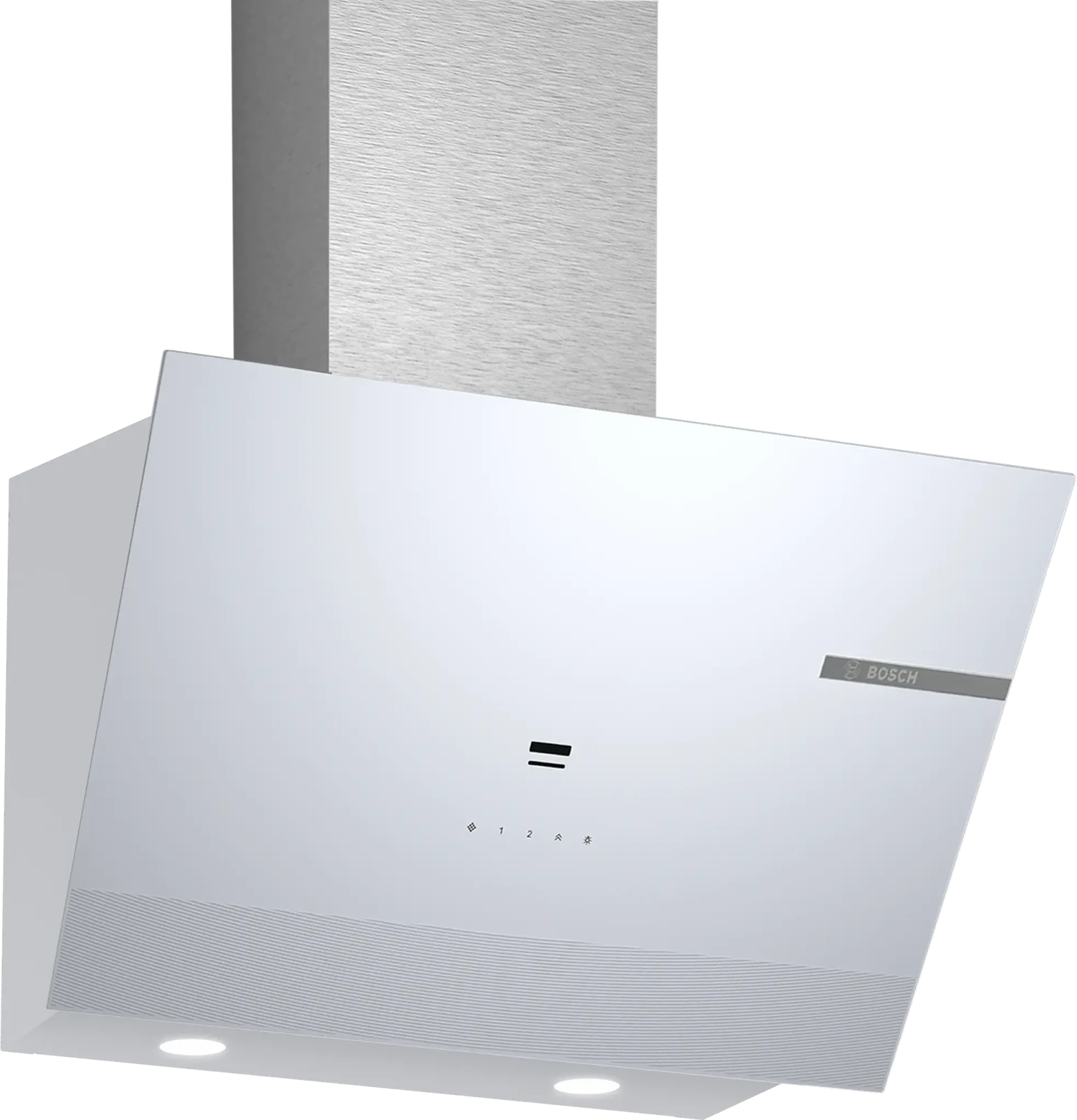 Bosch Serie 6 Duvar Tipi Davlumbaz 60 cm Beyaz Cam Yüzey, Beyaz