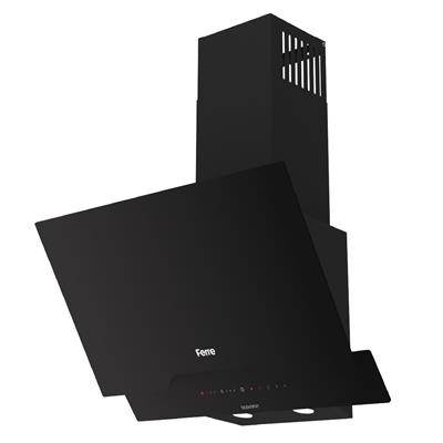 Ferre D063-SA Siyah SilentArt Girintili Davlumbaz görsel 3