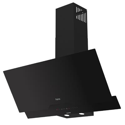 Ferre D067-SA Siyah SilentArt 90cm Girintili Davlumbaz görsel 3