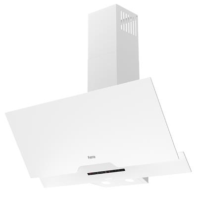Ferre D068-SA Beyaz SilentArt 90cm Girintili Davlumbaz görsel 3