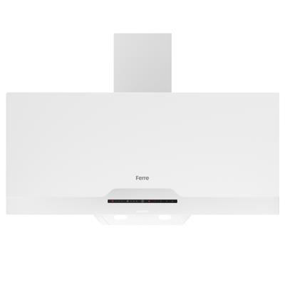 Ferre D068-SA Beyaz SilentArt 90cm Girintili Davlumbaz görsel 2
