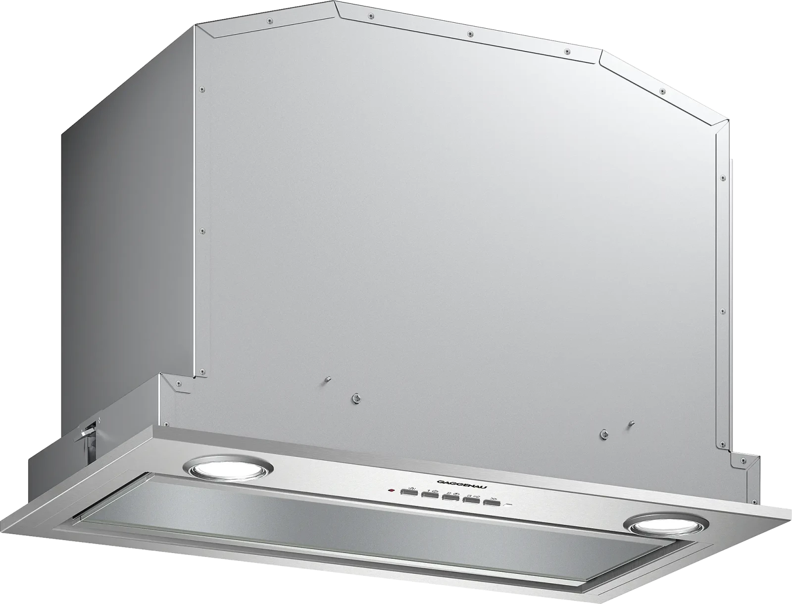 Gaggenau 200 serisi Gömme aspiratör 52 cm Paslanmaz çelik ve cam