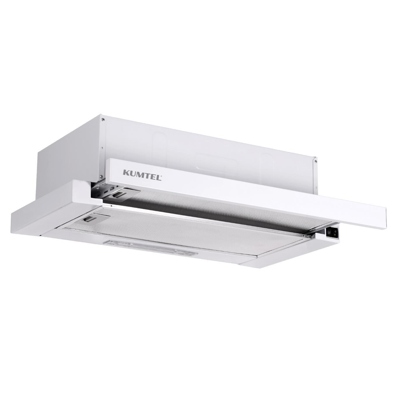 Kumtel Beyaz Sürgülü Aspiratör DS6-905 W (3501DS60BTR08)