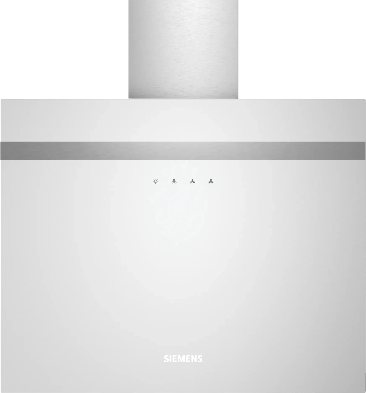 Siemens iQ300 Duvar Tipi Davlumbaz 60 cm Beyaz Cam Yüzey, Beyaz