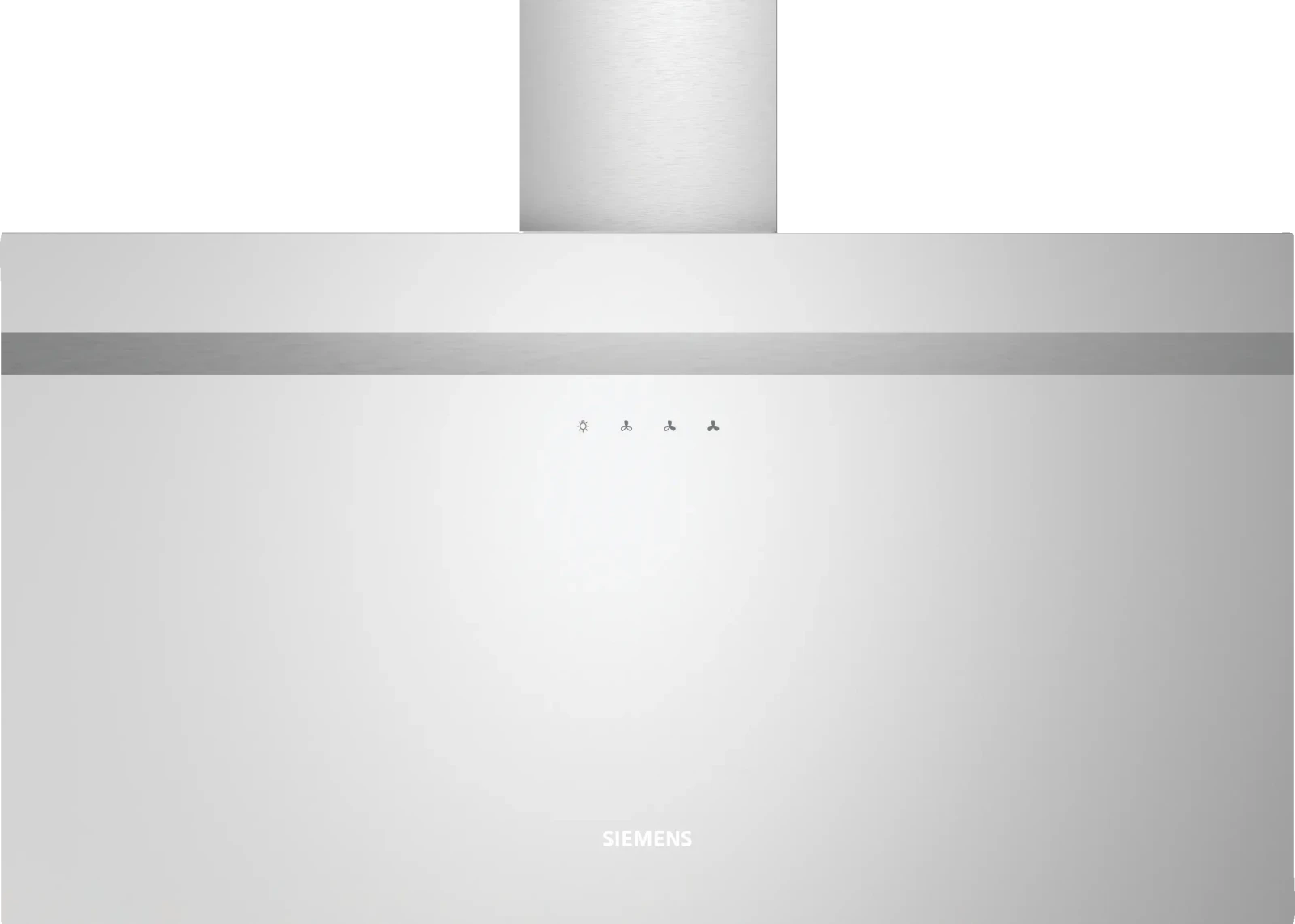 Siemens iQ300 Duvar Tipi Davlumbaz 90 cm Beyaz Cam Yüzey, Beyaz