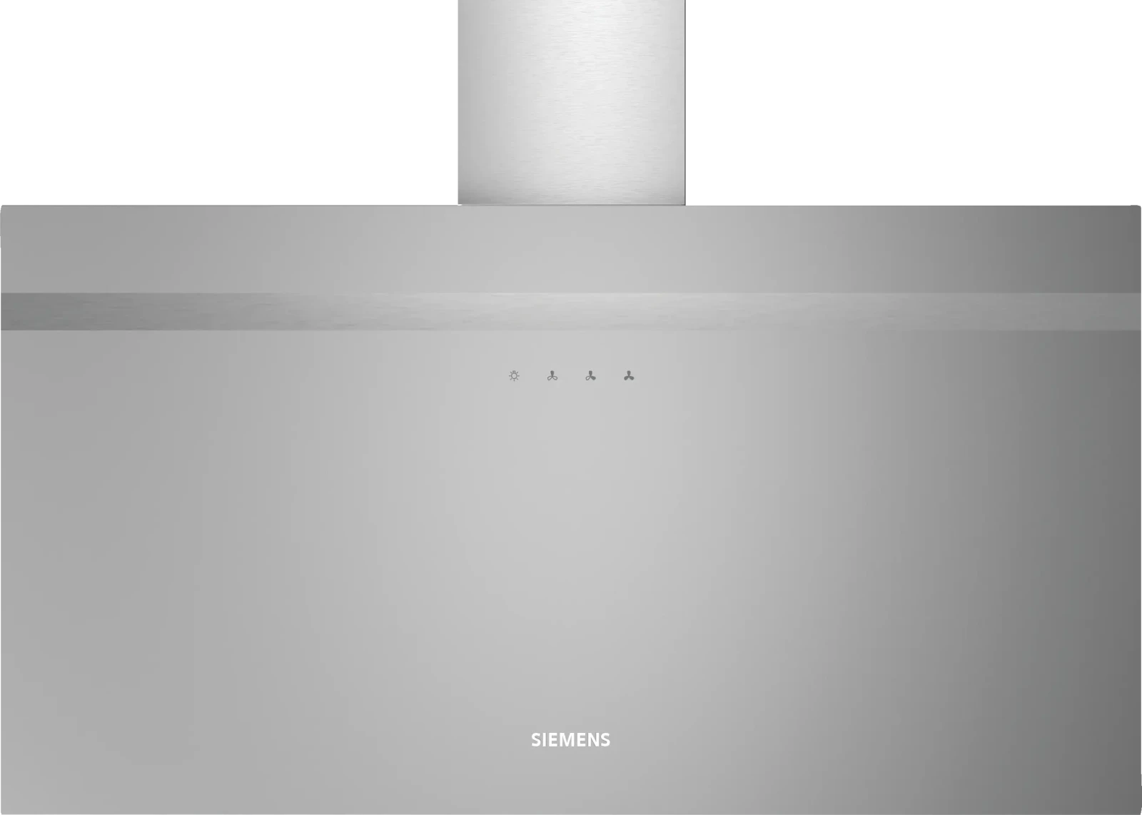 Siemens iQ300 Duvar Tipi Davlumbaz 90 cm clear glass titanium printed, City silver