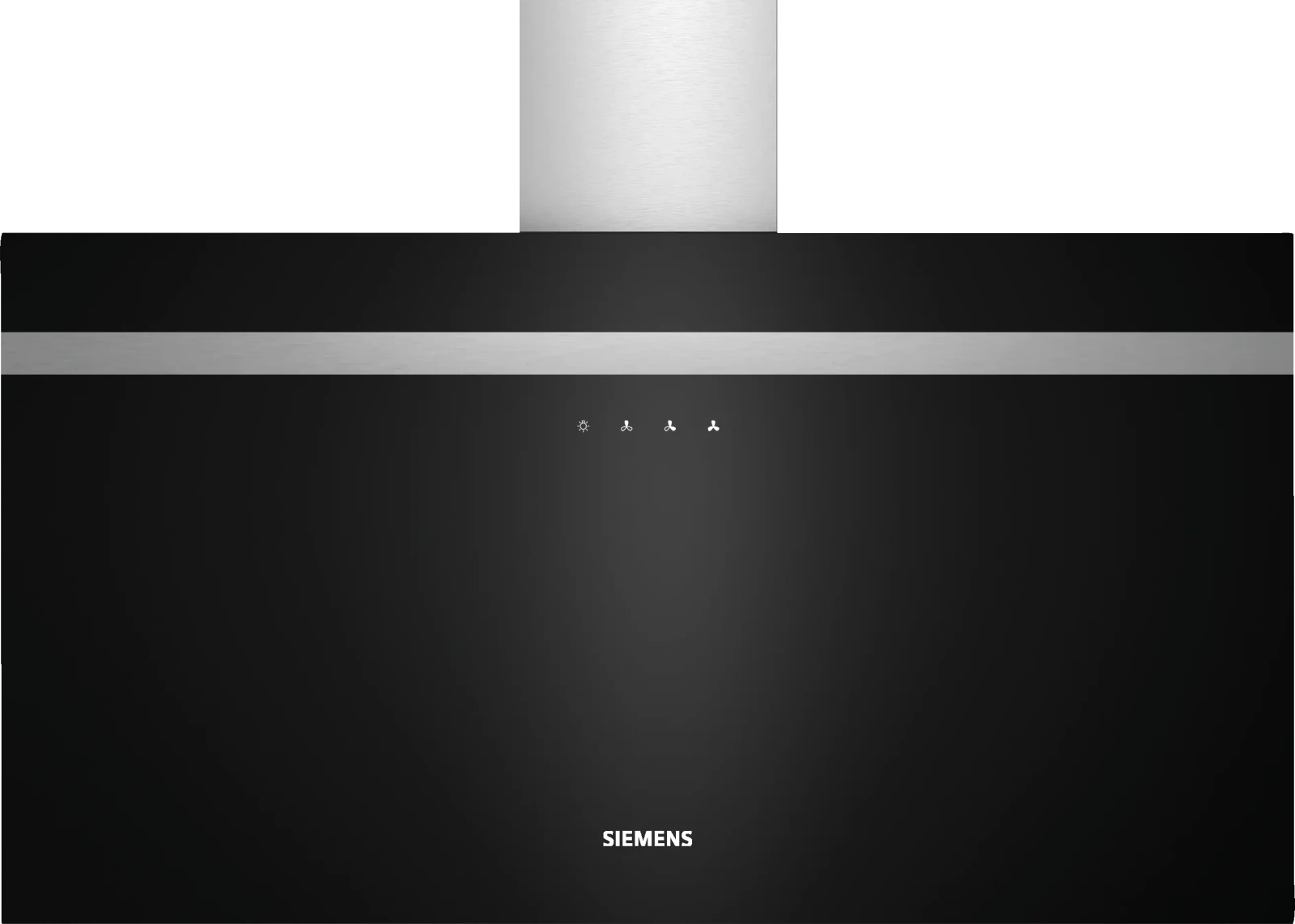 Siemens iQ300 Duvar Tipi Davlumbaz 90 cm Siyah Cam, Siyah