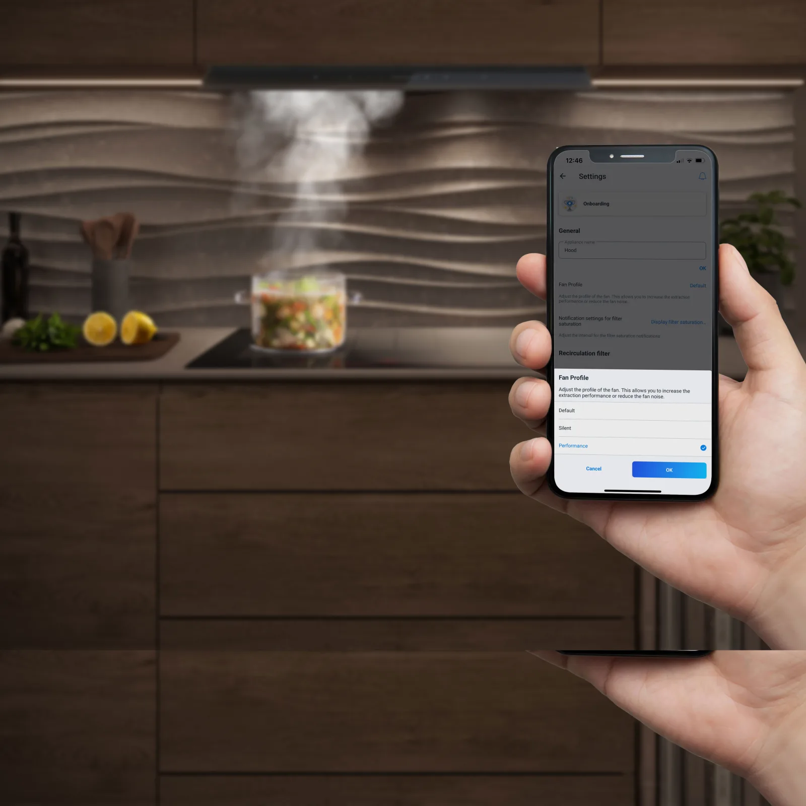 Siemens Home Connect ile çekiş ayarlarını kişiselleştir.