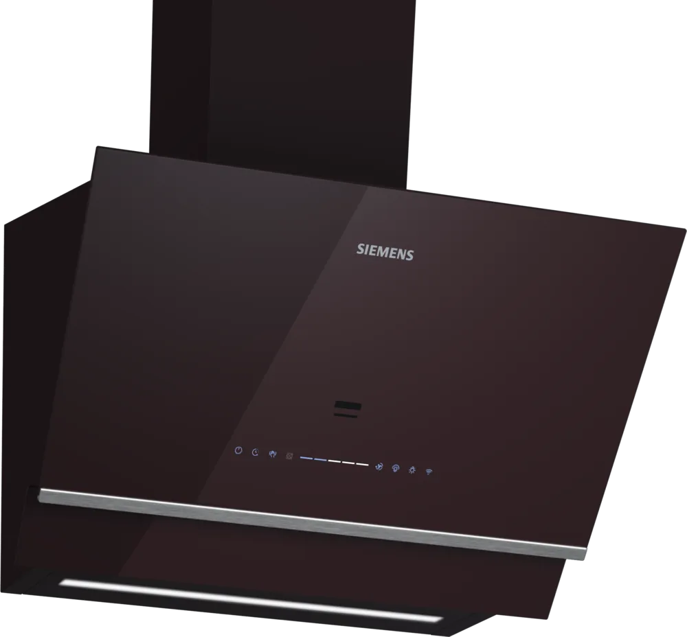 Siemens iQ700 Duvar Tipi Davlumbaz 60 cm Siyah Cam, Siyah