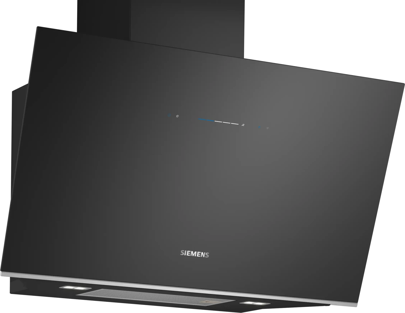 Siemens iQ700 Duvar Tipi Davlumbaz 90 cm Siyah Cam, Siyah