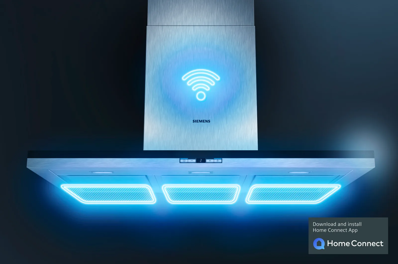 Home Connect ile davlumbazınızın filtreleri kontrolünüz altında.