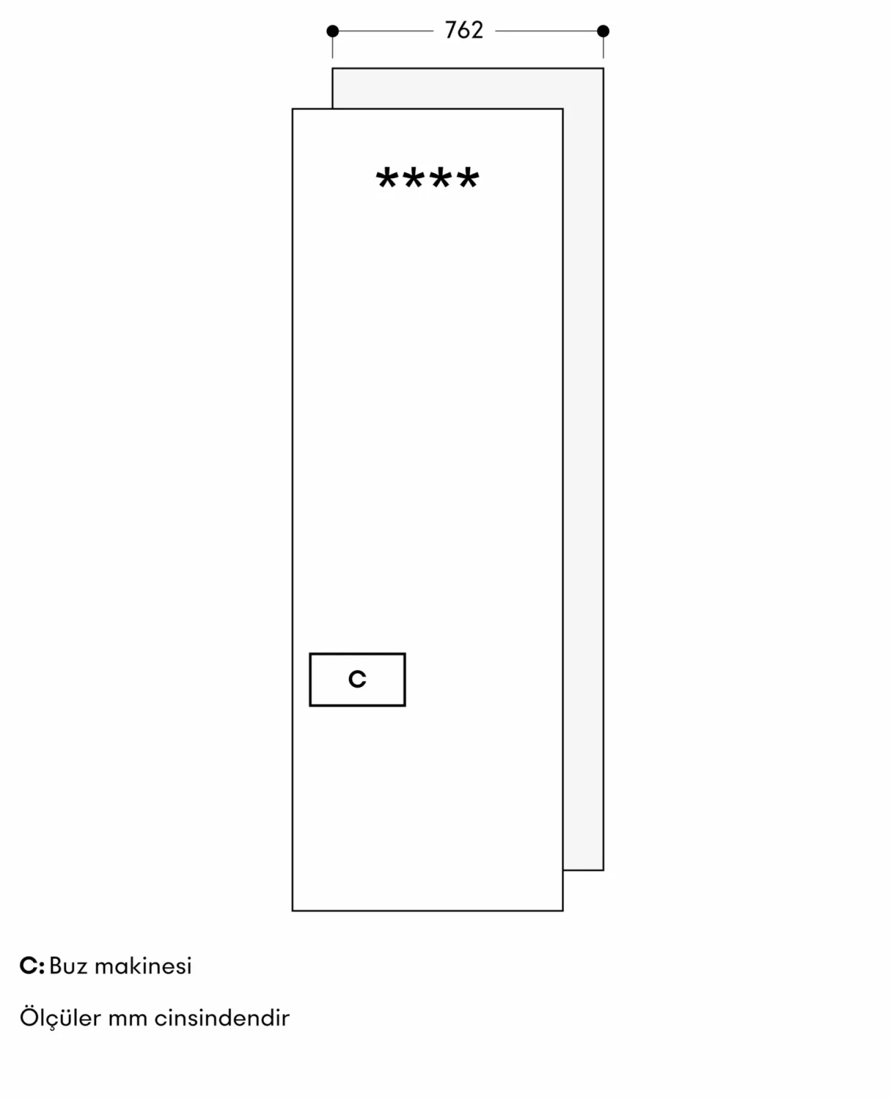 Gaggenau RVF477190 derin dondurucu görsel 2