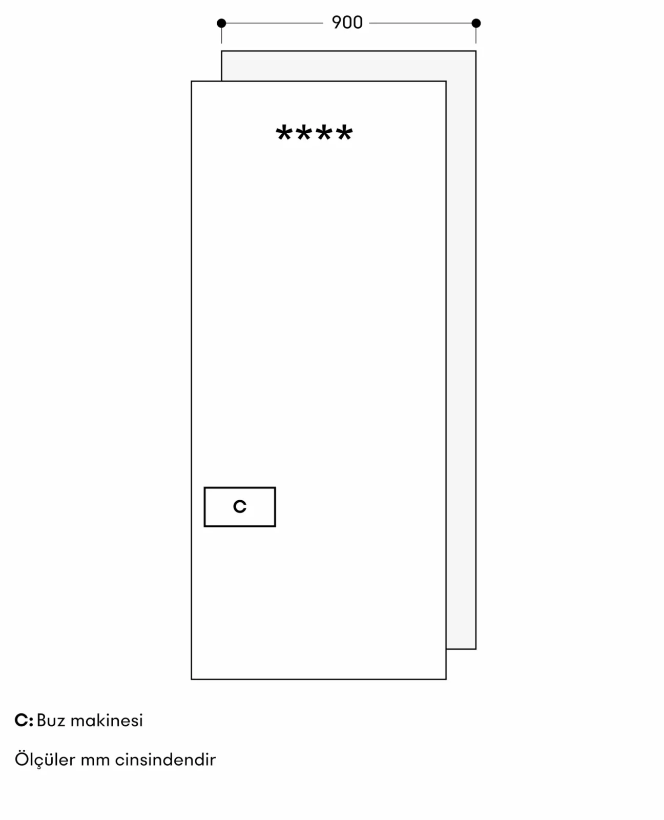 Gaggenau RVF497190 derin dondurucu görsel 2