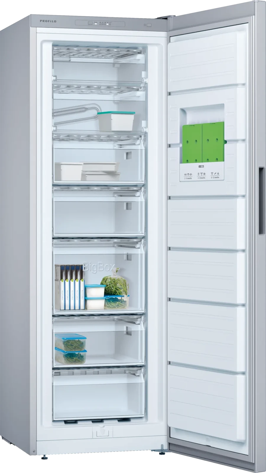 Profilo DF1033LEVV Solo Derin Dondurucu 176 x 60 cm Inox görünümlü