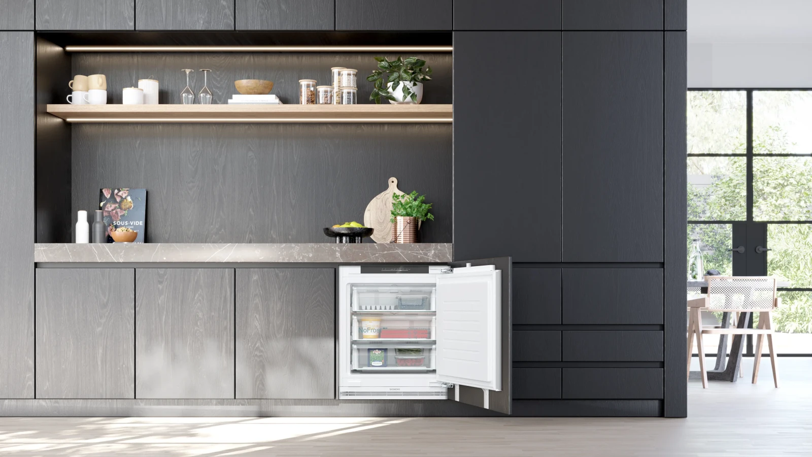 Siemens iQ500 Ankastre Derin Dondurucu 82 x 59.8 cm softClosing Düz Menteşe görsel 2