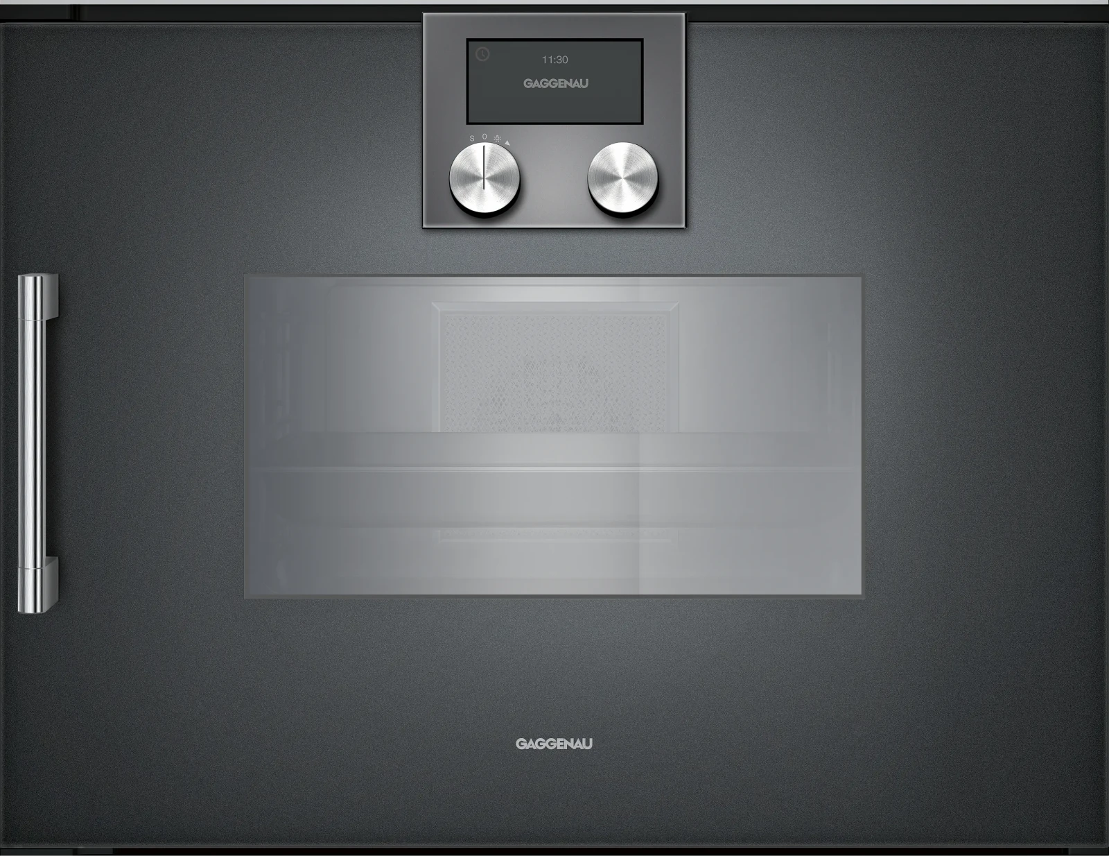Gaggenau 200 series Built-in compact oven with steam function 60 x 45 cm door hinge: right, Gaggenau Anthracite
