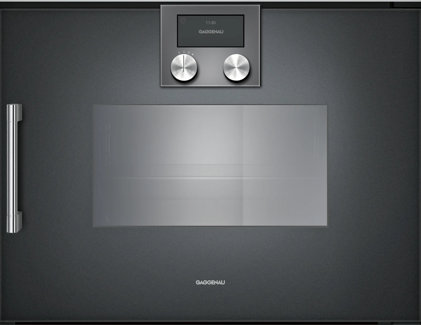 Gaggenau 200 serisi Buharlı pişirici 60 x 45 cm Kapı menteşesi: sağa, Antrasit