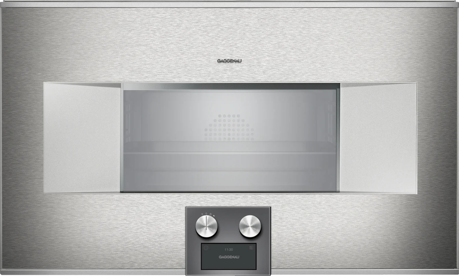 Gaggenau 400 serisi Buharlı fırın 76 x 45 cm Kapı menteşesi: sağa, Paslanmaz çelik sırtlı tam cam kapı
