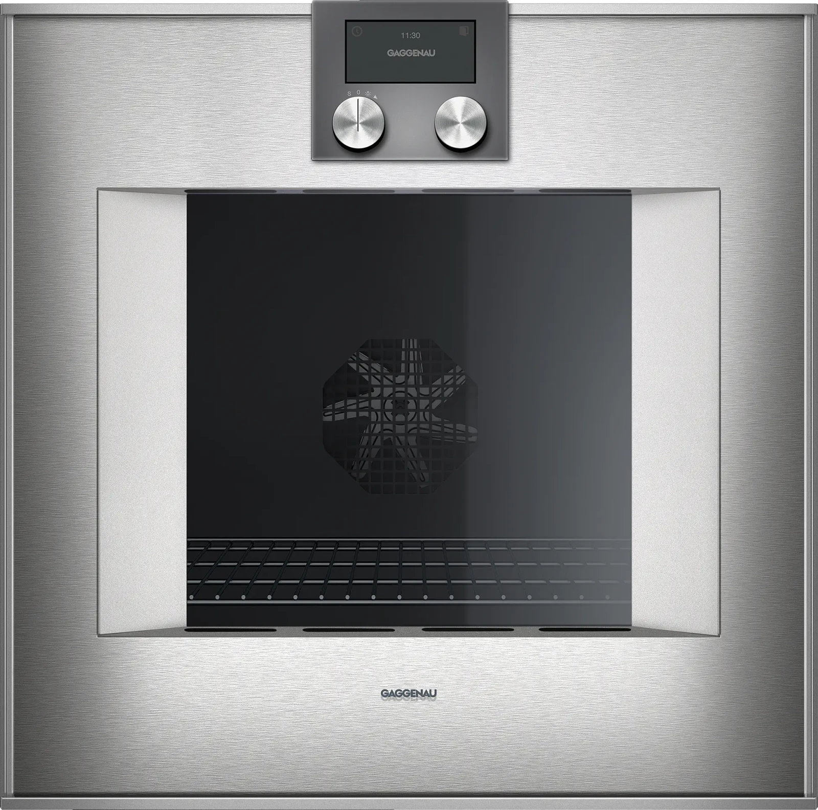 Gaggenau 400 serisi Fırın 60 x 60 cm Kapı menteşesi: sağa, Paslanmaz çelik sırtlı tam cam kapı