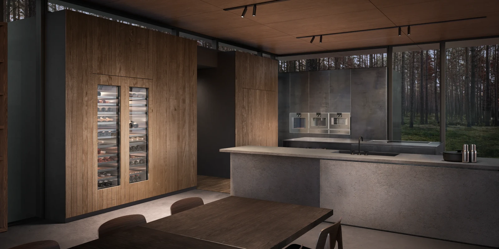 Gaggenau 400 serisi Fırın 60 x 60 cm Kapı menteşesi: solda, Paslanmaz çelik sırtlı tam cam kapı görsel 6