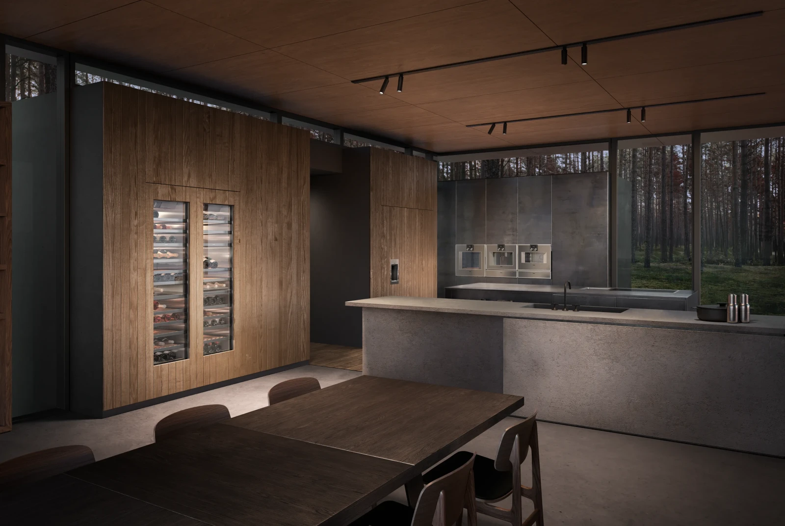 Gaggenau 400 serisi Fırın 60 x 60 cm Kapı menteşesi: solda, Paslanmaz çelik sırtlı tam cam kapı görsel 7