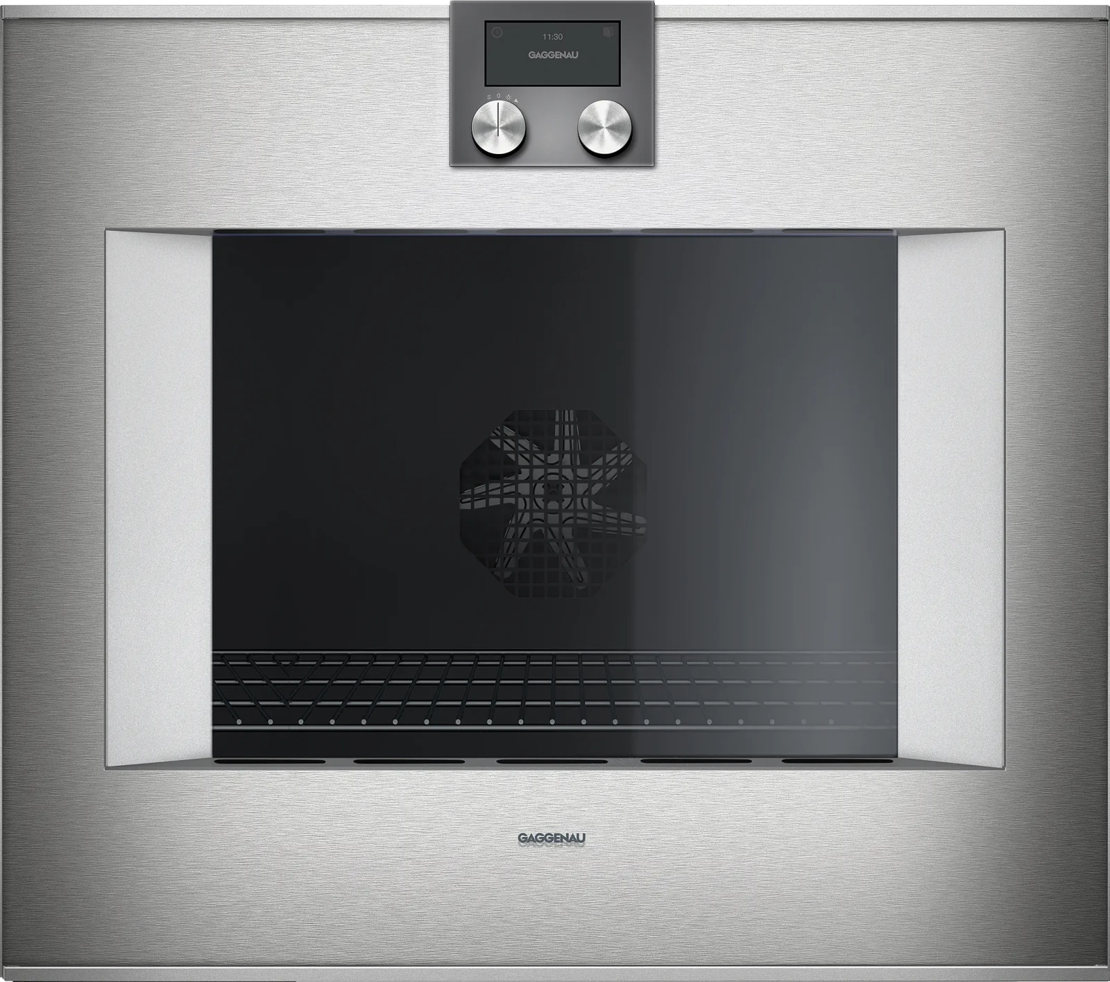 Gaggenau 400 serisi Fırın 76 x 67 cm Kapı menteşesi: sağa, Paslanmaz çelik sırtlı tam cam kapı