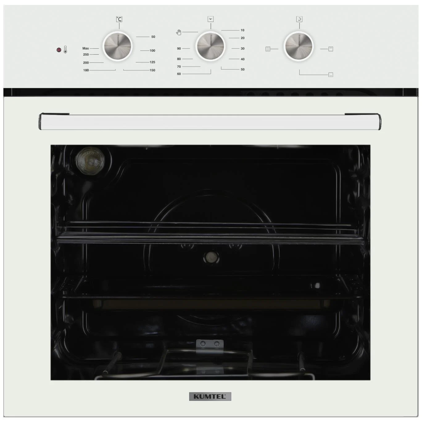 Kumtel Beyaz Cam Ankastre Fırın B66-S2 MT (3006B610CTR24)