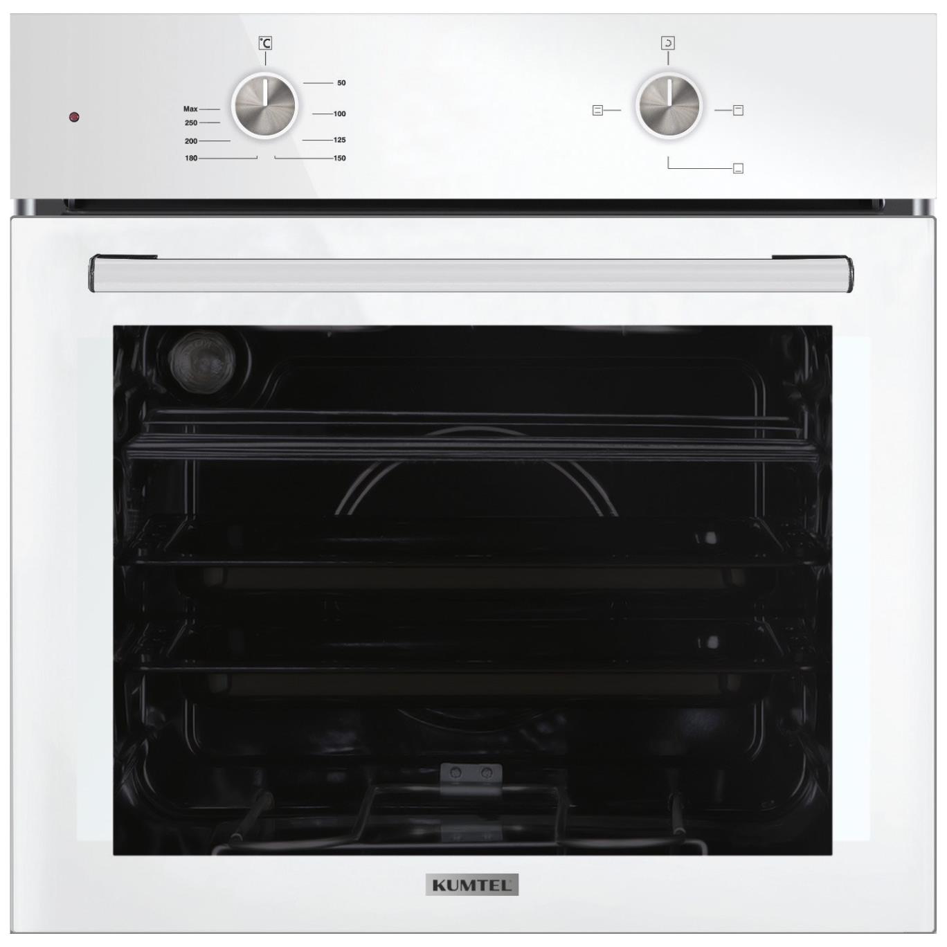 Kumtel Beyaz Cam Ankastre Fırın B66-S2 MT (3006B610CTR27)