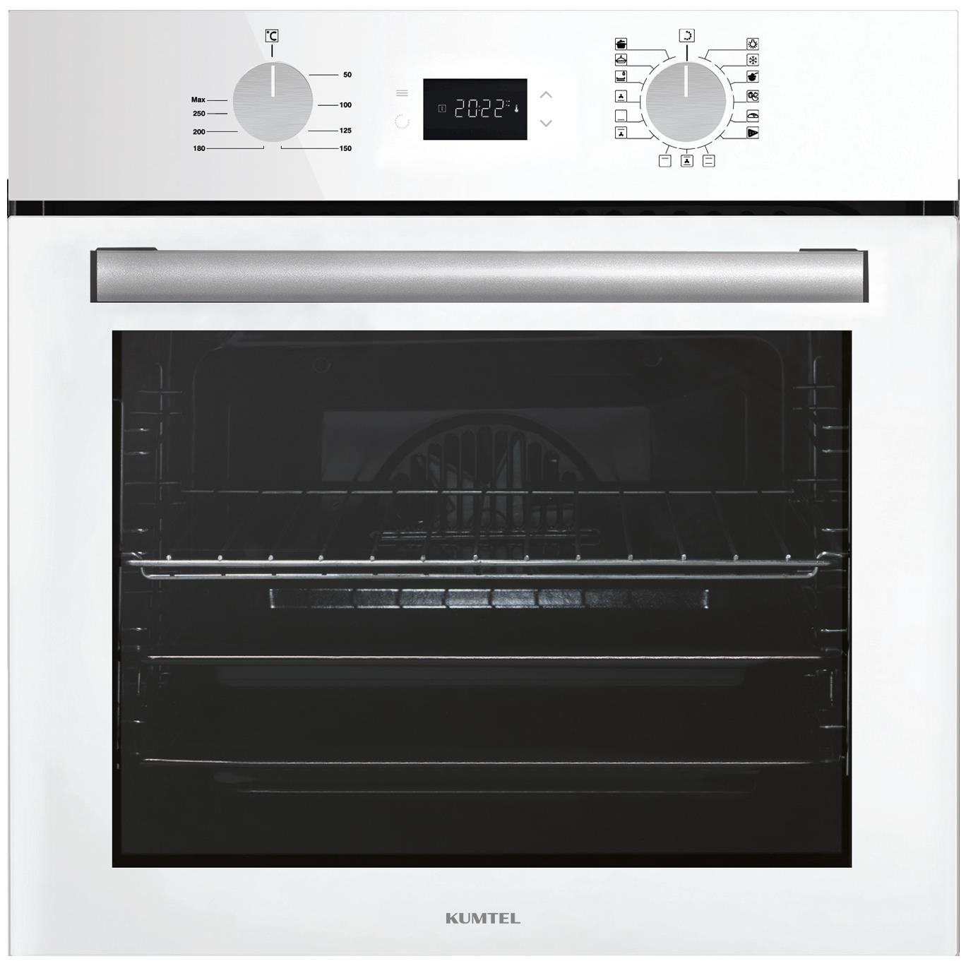 Kumtel Digital Plus Beyaz Ankastre Fırın 15 Prog. B66-SF3(DDT) (3006B623CTR33)