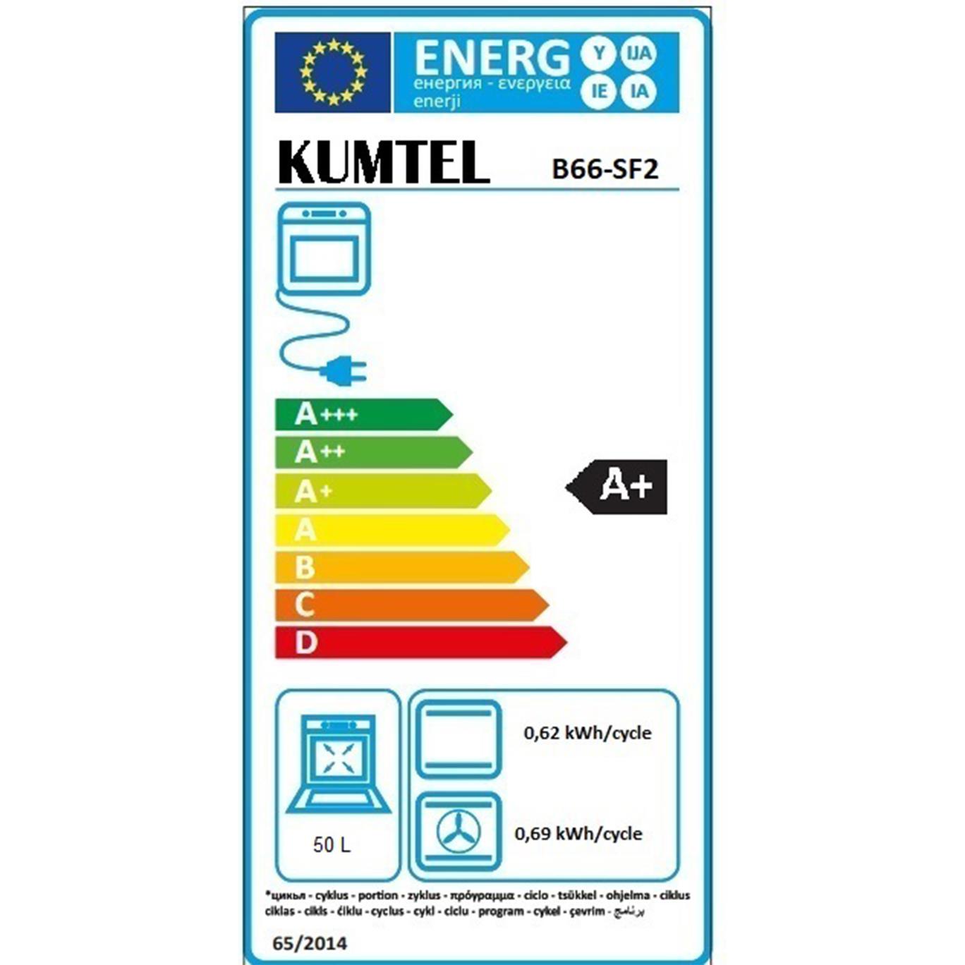 Kumtel Magic Cam Ankastre Fırın 8 Prog. B66-SF2(MT) (3006B620CTR77) görsel 4