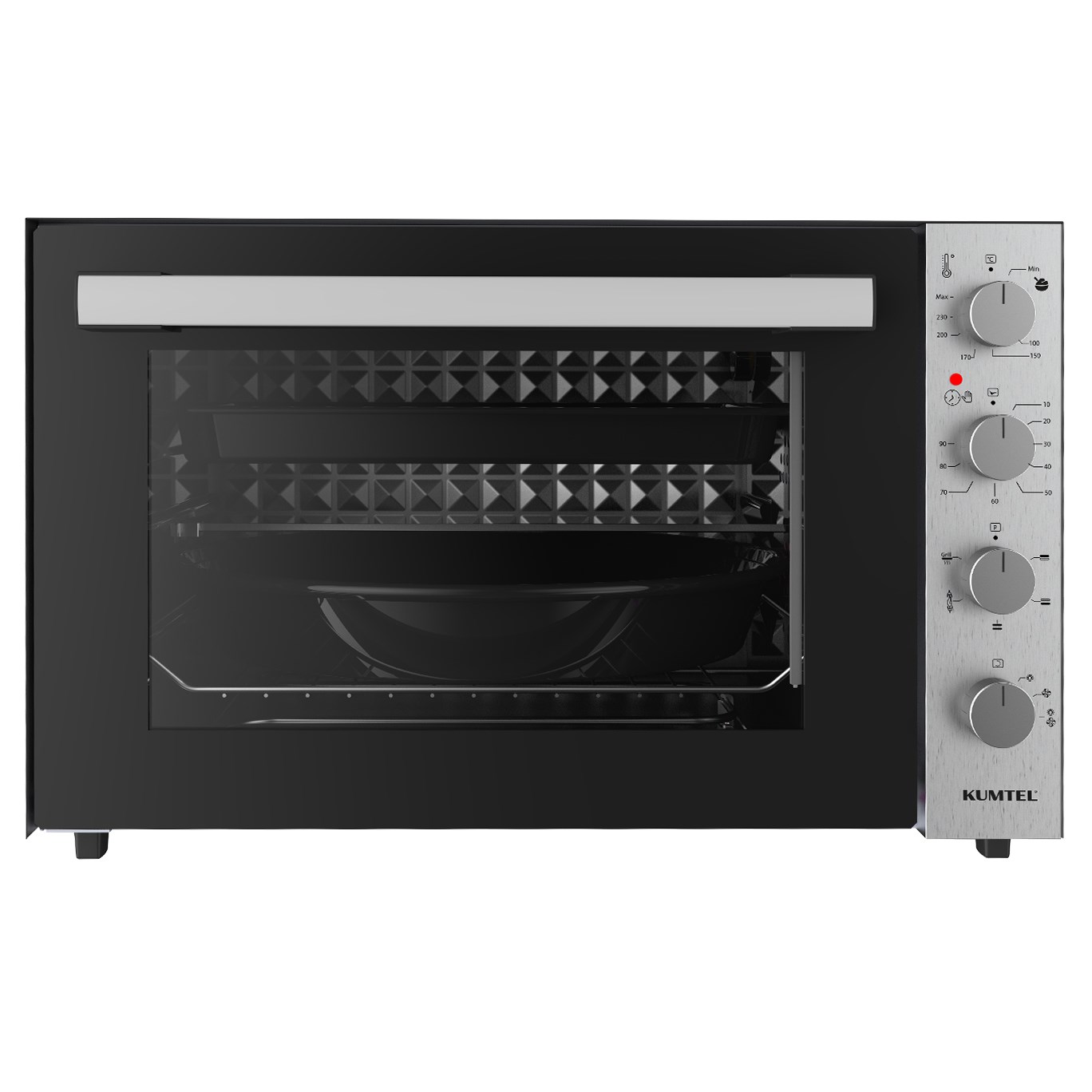 Kumtel Piliç Çevirmeli 71 Litre Midi Fırın LX-9645 (3000FNM0STR02)
