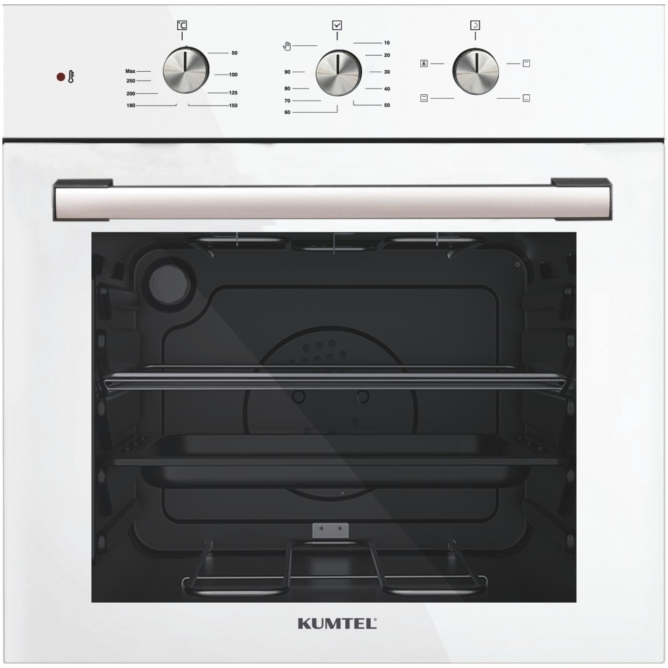 Kumtel Turbo Fanlı Beyaz Ankastre Fırın B66 - SF2 (MT) (3006B620CTR60)
