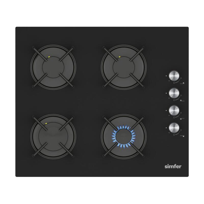 Simfer 0+3 Fonksiyon Mekanik, Siyah 3'lü Ankastre Set (8270 Fırın + 3046 Ocak + 8727 Davlumbaz) görsel 3