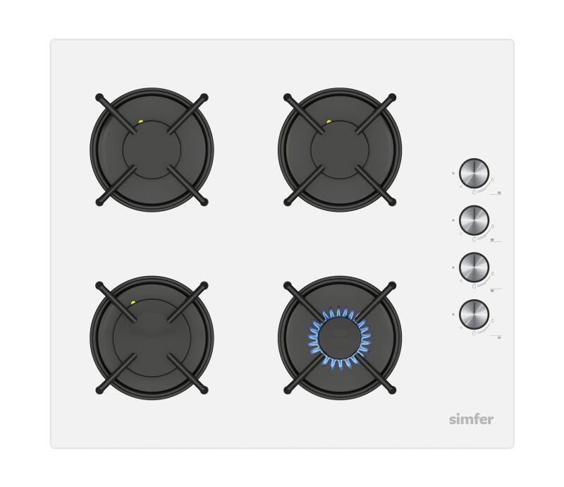 Simfer 0+3 Fonksiyon Trend Dijital Beyaz Power Turbo 3'lü Ankastre Set (8204 Fırın + 3048 Ocak + 8722 Davlumbaz) görsel 3