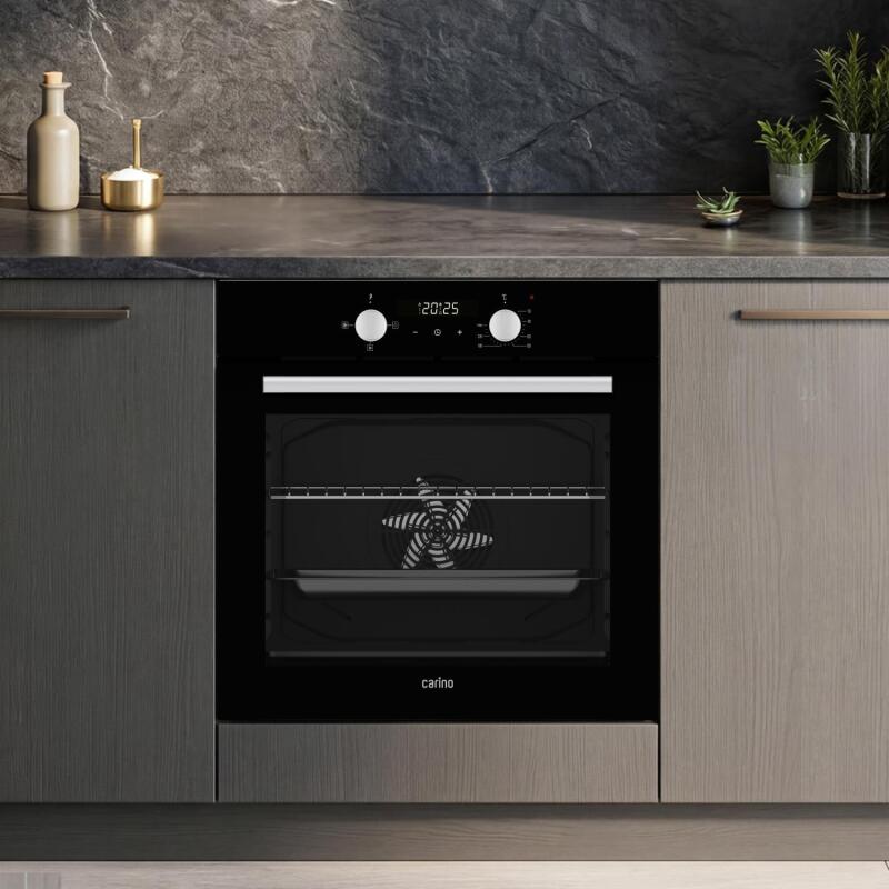 Simfer Carino 8403 0+3 Fonksiyon Dijital Siyah Power Turbo Ankastre Fırın görsel 2