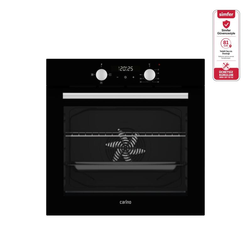 Simfer Carino 8403 0+3 Fonksiyon Dijital Siyah Power Turbo Ankastre Fırın