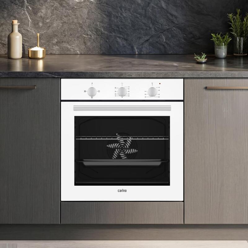 Simfer Carino 8404 0+3 Fonksiyon Mekanik Beyaz Power Turbo Ankastre Fırın görsel 2