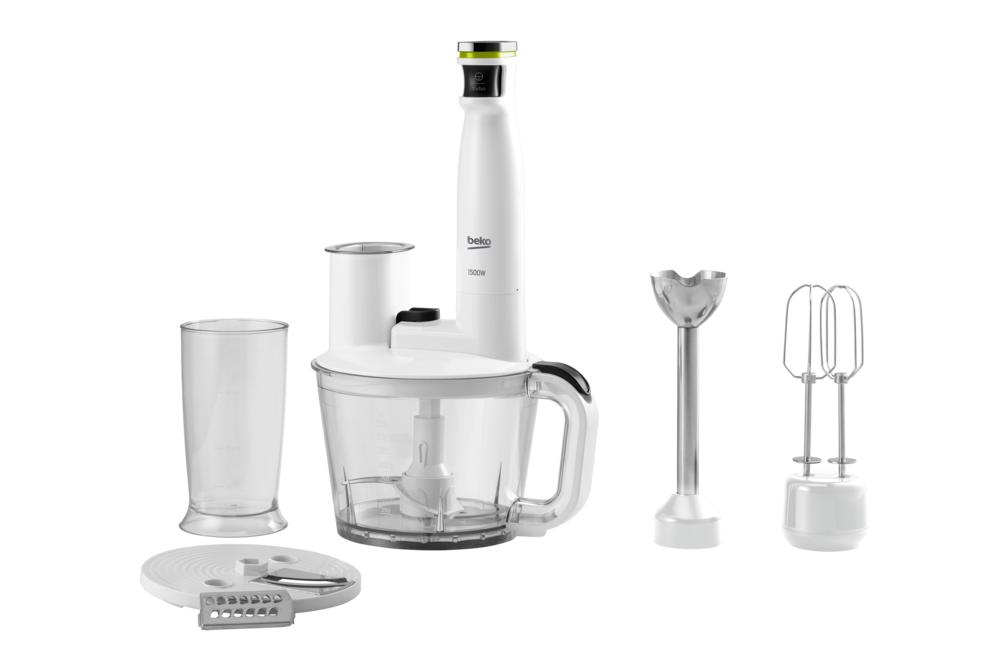 Beko RHB 5050 Floral Beyaz 1500 W Blender Seti