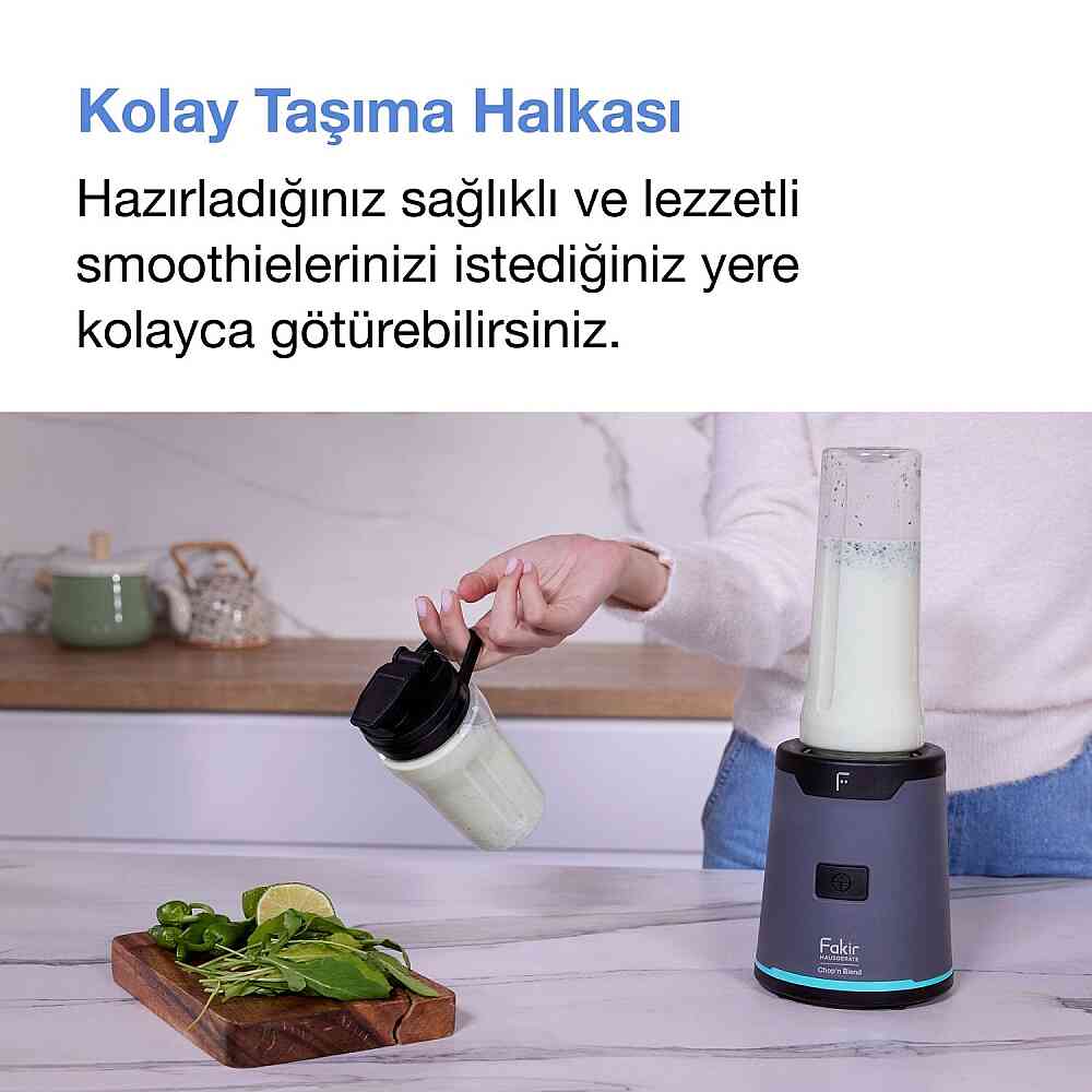 Fakir Chop'N Blend Smoothie Blender Aqua görsel 7