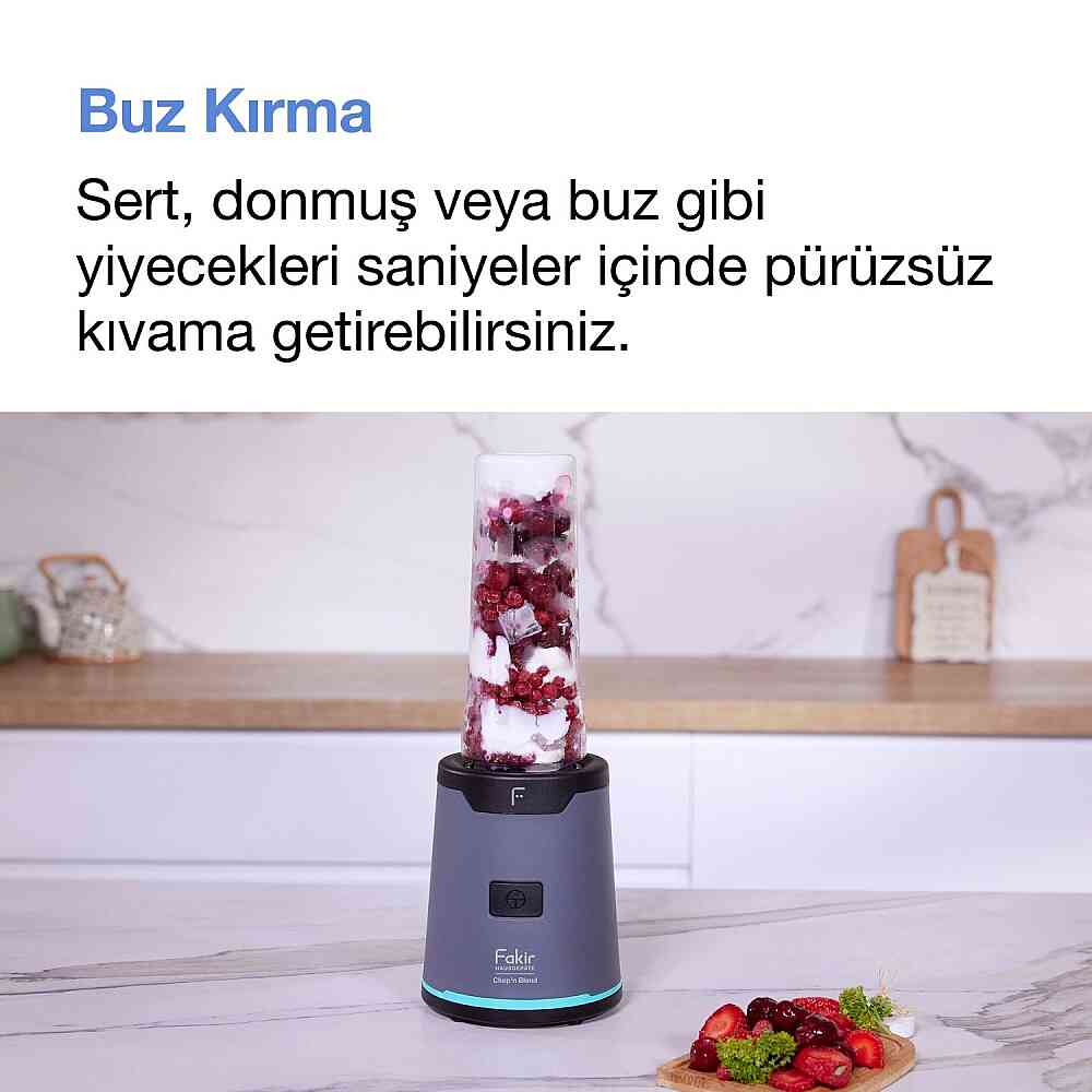 Fakir Chop'N Blend Smoothie Blender Aqua görsel 5