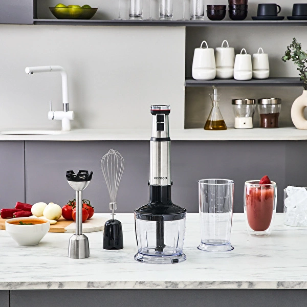 Karaca Inox Quick Mix Hız Ayarlı El Blender Set - 9637B